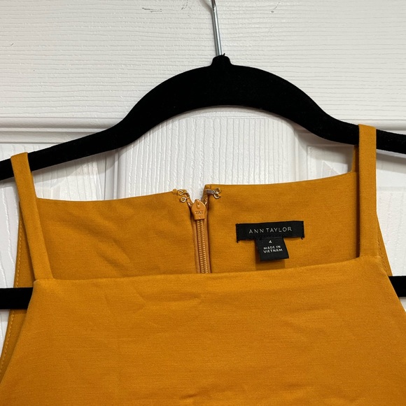 Ann Taylor orange/mustard dress! - Picture 2 of 2